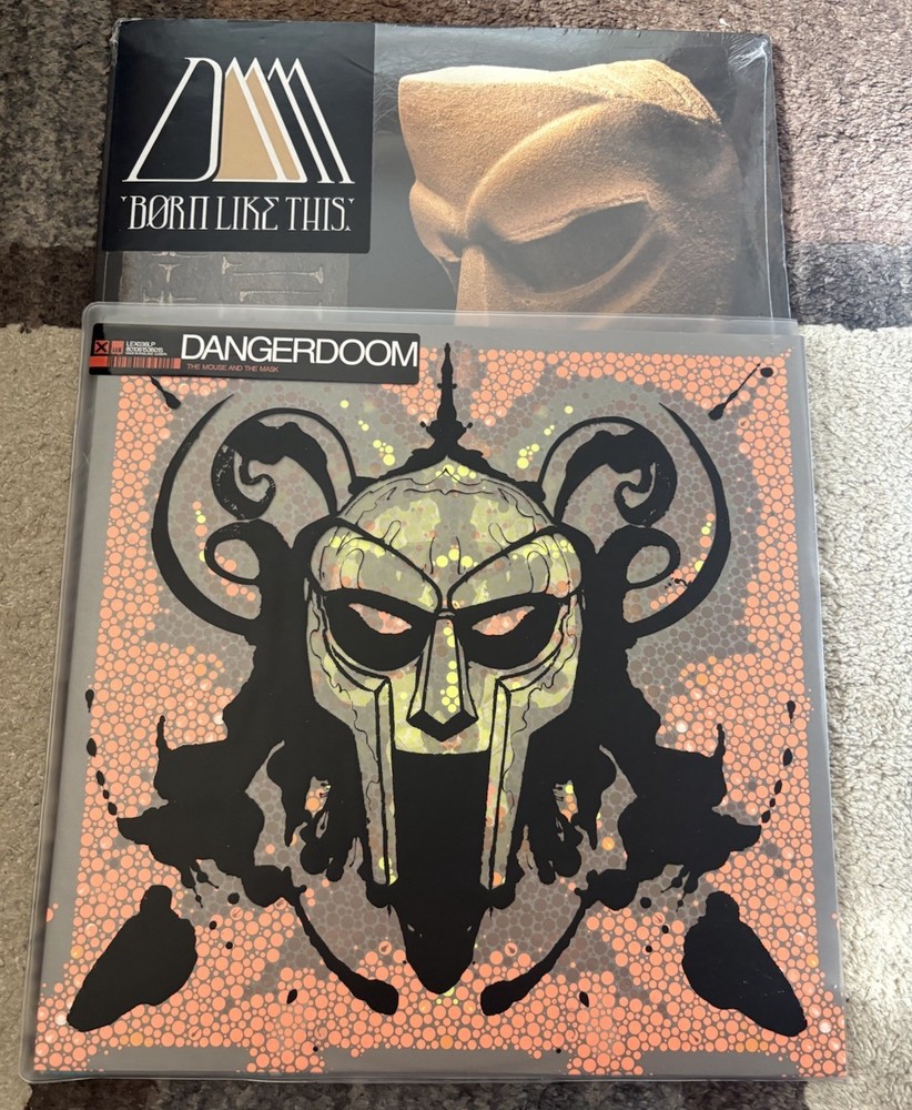 MF DOOM Vinyl Record Lot Born Like This & Dangerdoom Danger Mouse Mouse Mask NEW