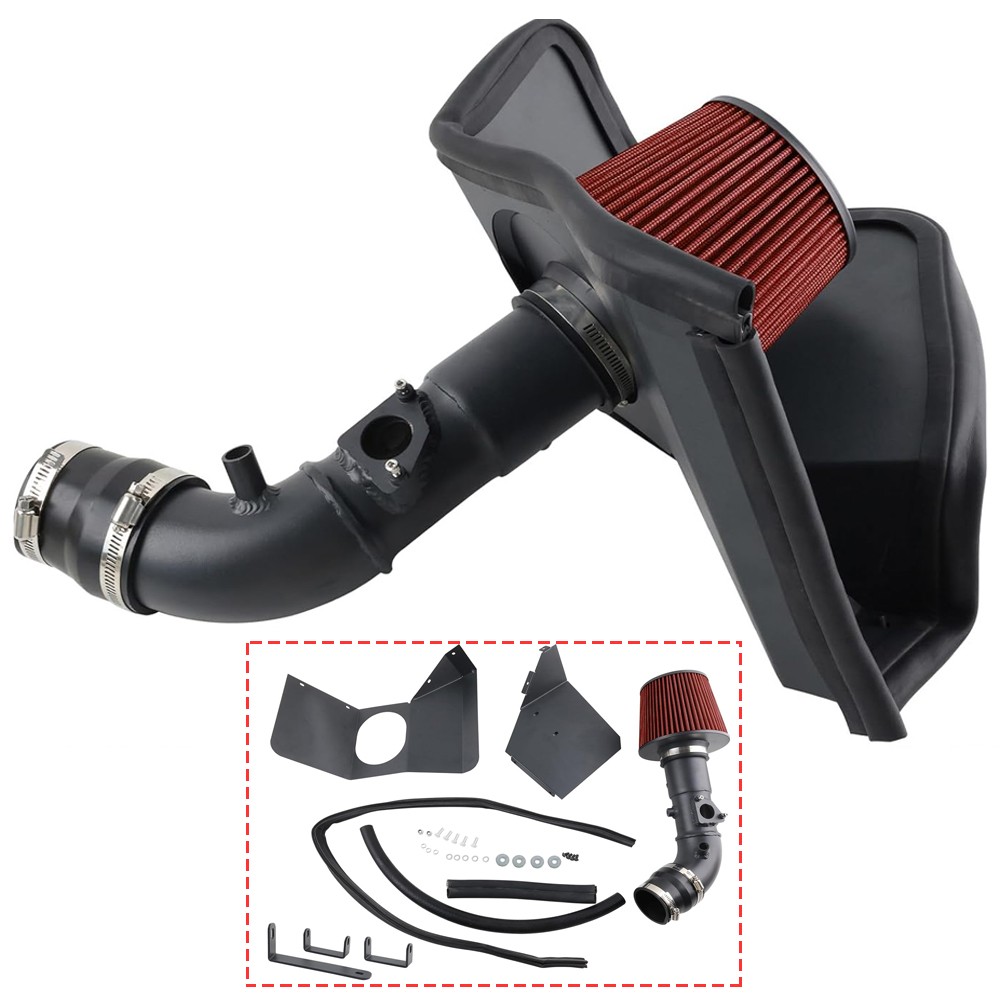 Cold Air Intake Kit For 09-17 Corolla/16-17 Scion iM 1.8L w/ Filter Heat Shield