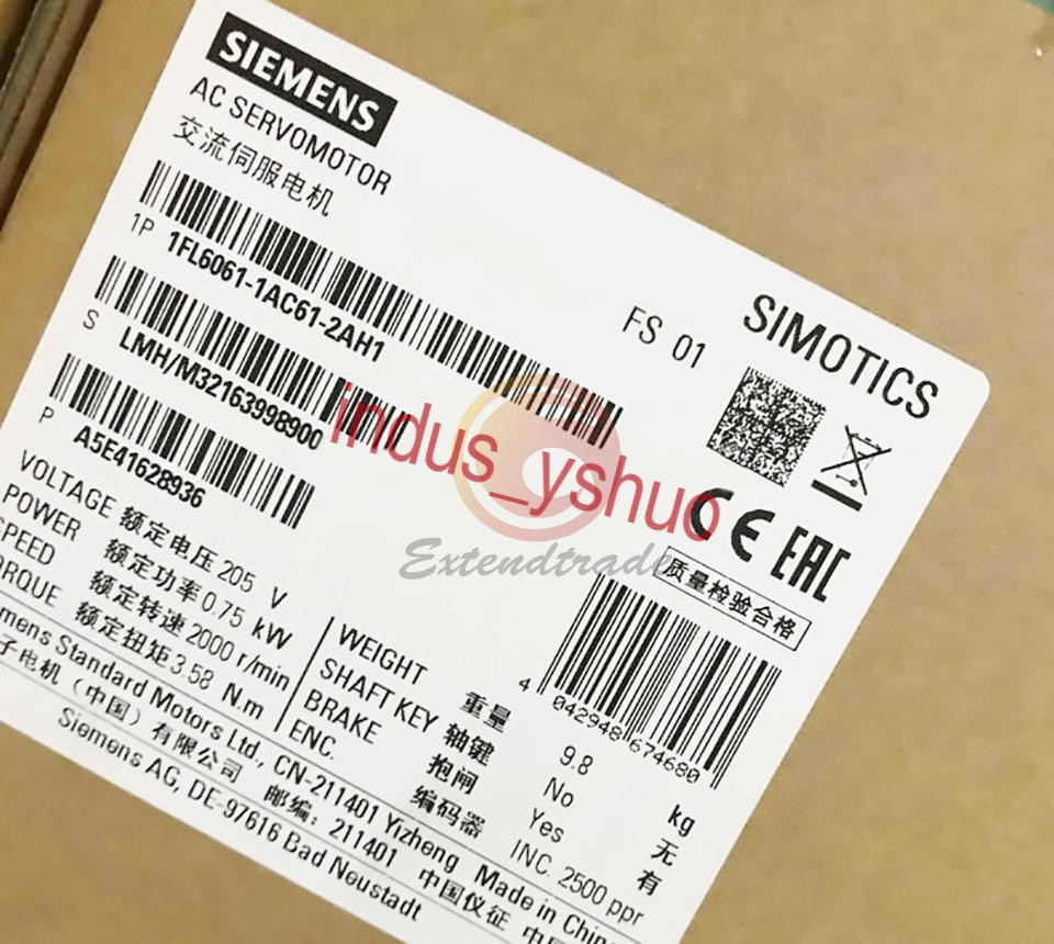 1Pc New Siemens Servo Motor 1Fl6061-1Ac61-2Ah1