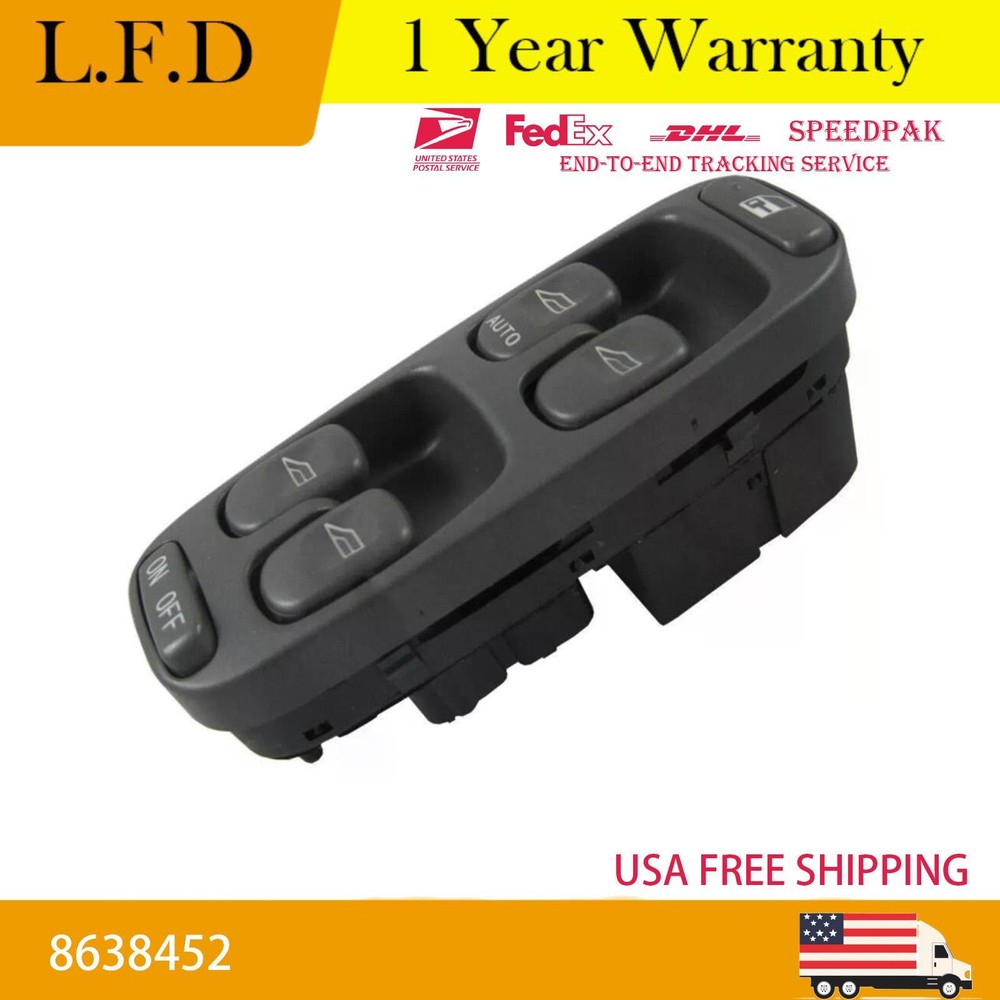 8638452 Master Window Switch Fit Volvo V70 S70 XC70 1998-2007