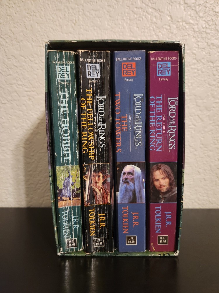 The Lord of the Rings J R R Tolkien 2001 Box Set Set of 4 Paperback