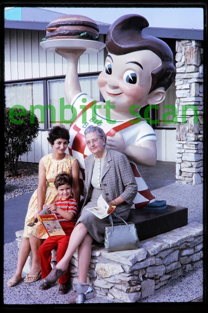 Original Slide, Big Boy Hamburger Restaurant, 1964