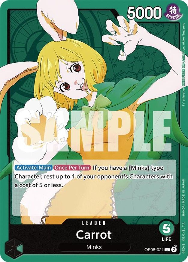 One Piece Carrot (021) (OP08-021/170) OP08 Two Legends NM