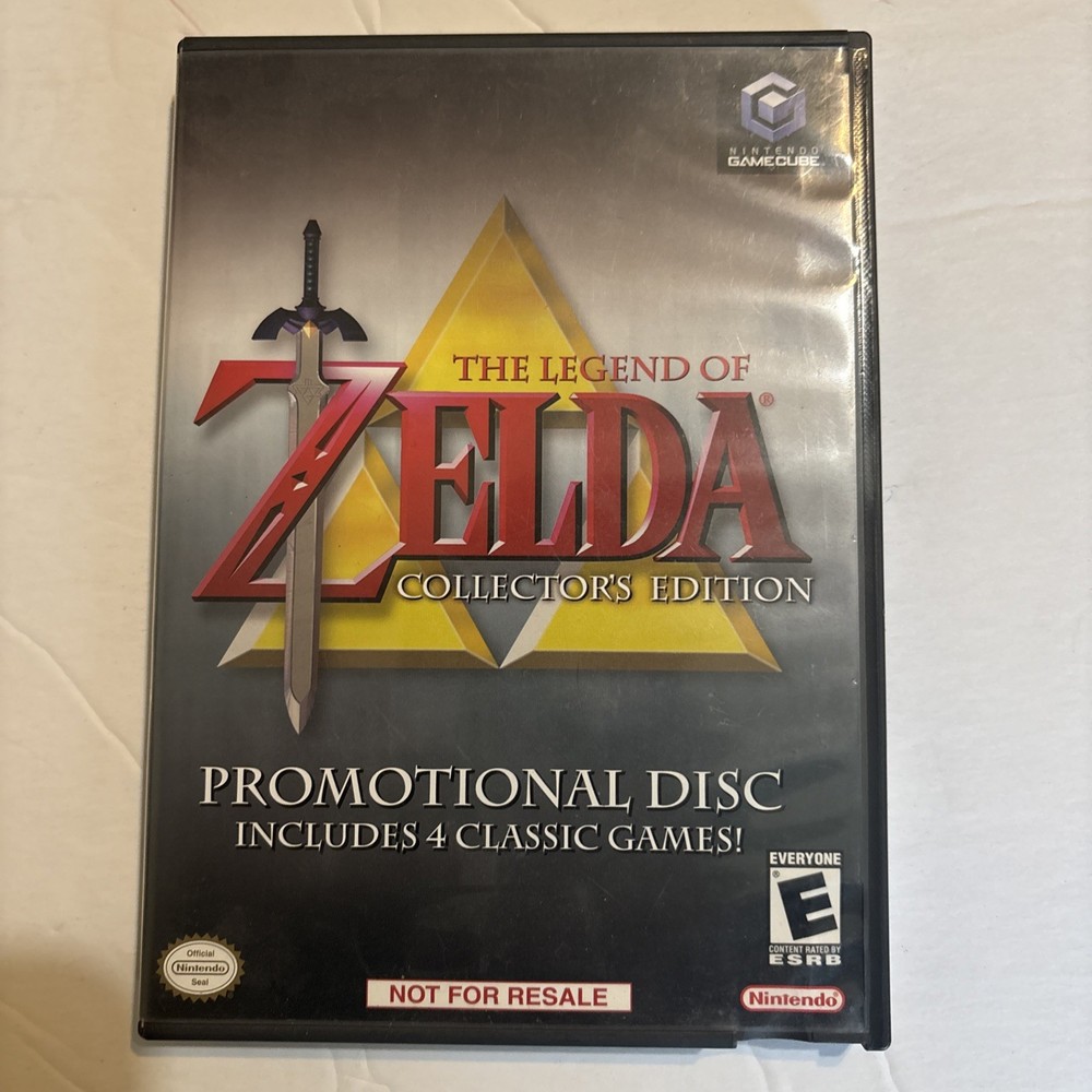 THE LEGEND OF ZELDA COLLECTOR'S EDITION - (Nintendo GameCube,2003) CIB , Tested