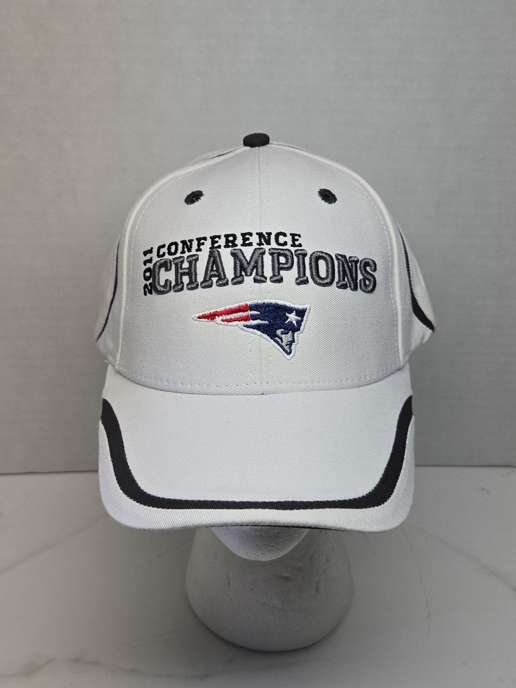 New England Patriots 2011 Conference Champions Super Bowl XLVI Hat NEW