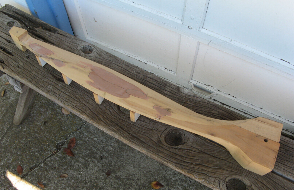 3ft. AIRPLANE PROPELLER BLADE WOOD MASTER PATTERN Prototype Forming Jig