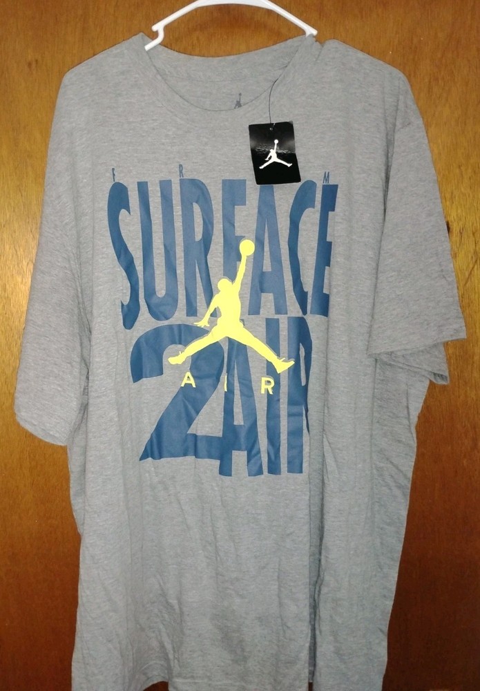 Jordan: From Surface To Air Printed T- Shirt Size 3XL Vintage NWT