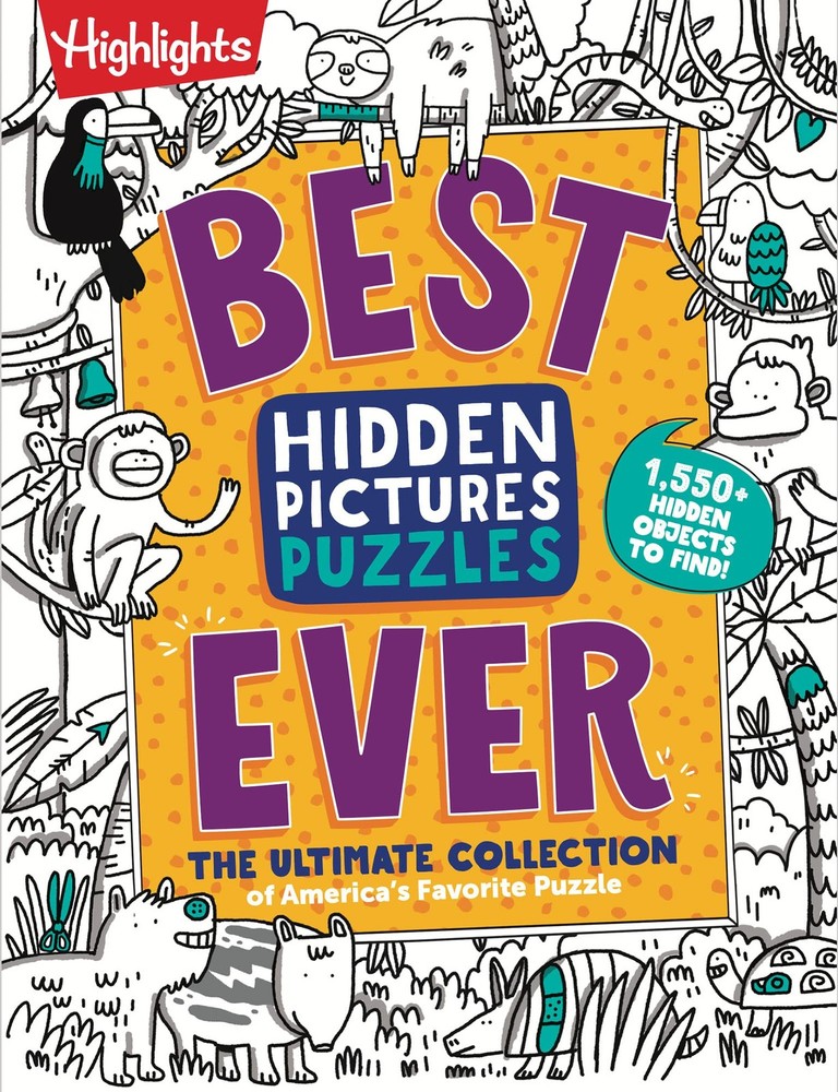 Best Hidden Pictures Puzzles EVER: 144-Page Puzzle Book with Over Multicolor