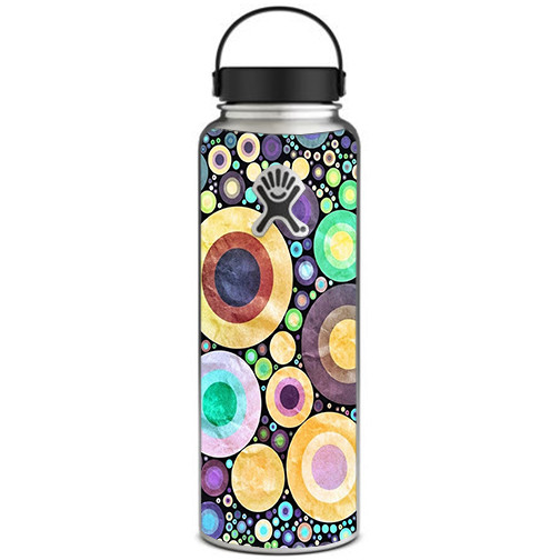 Abstract Circle Canvas Skin Decal for Hydro Flask 40 oz Wide Mouth