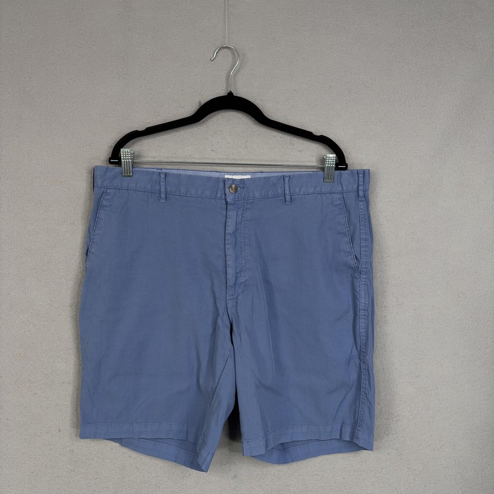 Peter Millar Shorts Mens 38 Blue Chino Stretch Casual Performance Golf Preppy
