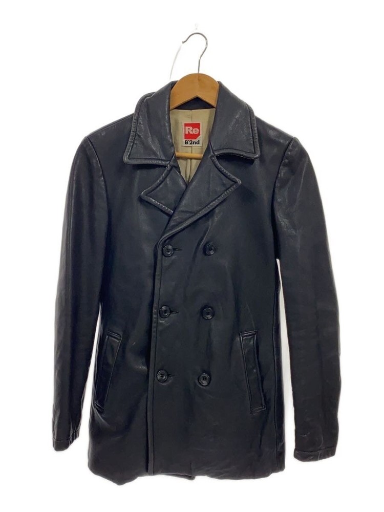 Leather Jacket Blouson/-/Leather/Blk/Plain// 3502