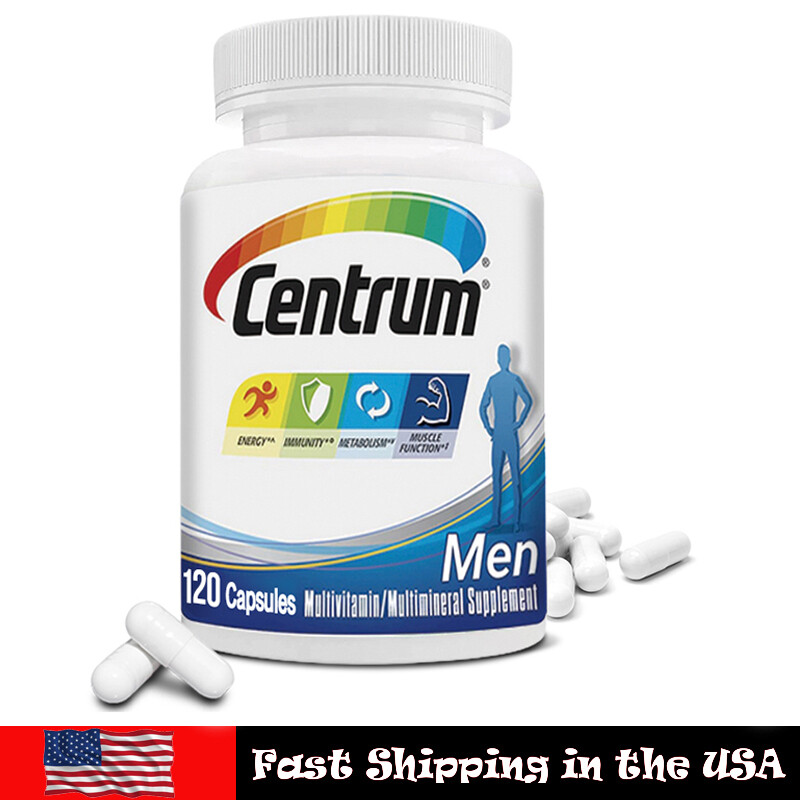 Centrum Multivitamin for Men, Multivitamin/Multimineral Capsules with Vitamin D3