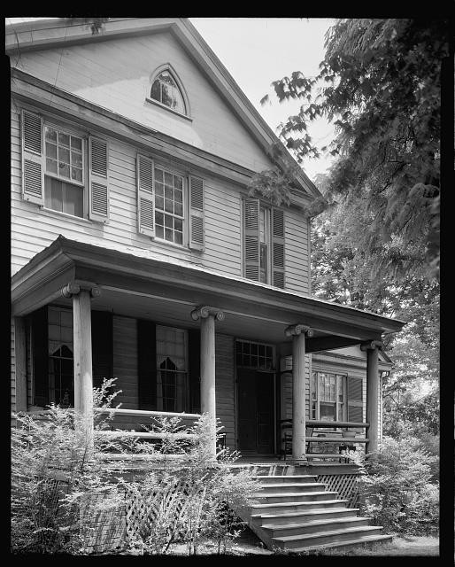 Photo:Hillsboro North Carolina Hazel Nash House 1938 Colonial Home Porch
