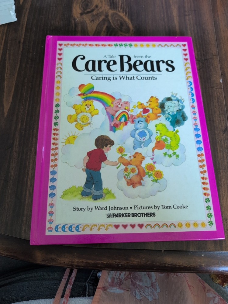 VINTAGE 1983 A Tale From The Care Bears Caring Is What Counts Hardcover Book