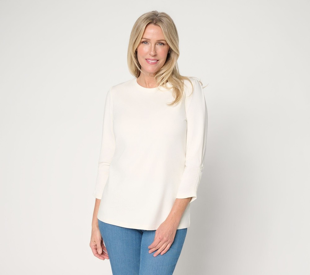 Denim & Co. Women's Top Sz S Make Your Selection: Perfect Multi-colored A718527