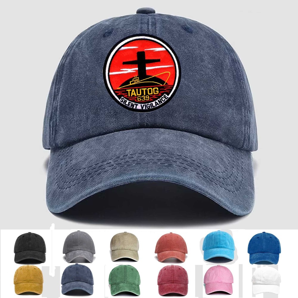 Custom Personalization Embroidered Hat SSN-639 USS Tautog, Veteran Cap, Gift