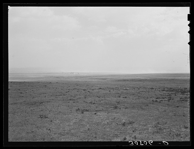 Photo:Williston North Dakota 1937 Dust Storm Plains Landscape