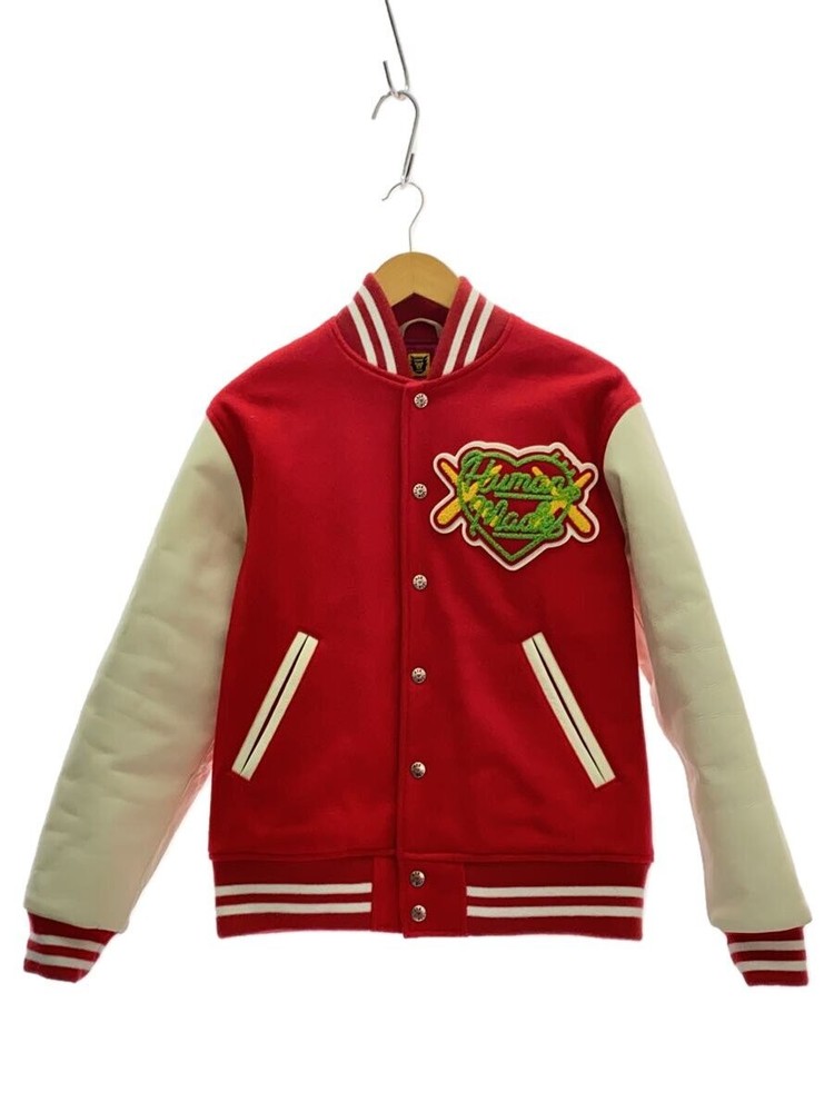 Human Made Stadium Jacket/S/Wool/Red 3497