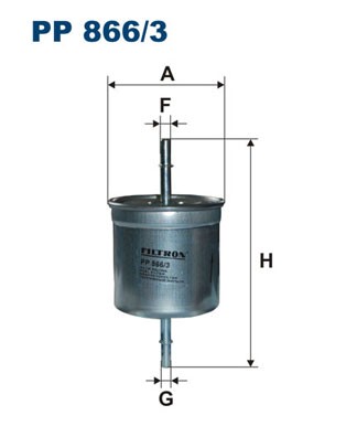 PP 866/3 FILTRON Fuel Filter for Volvo