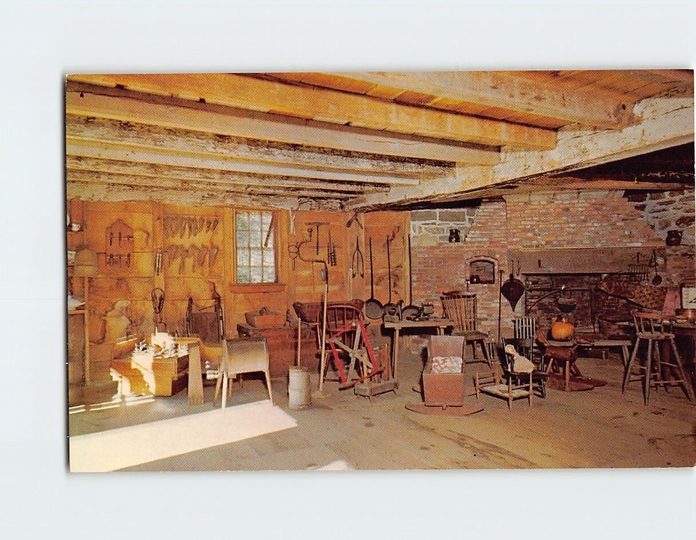 Postcard The Birthplace of Gilbert Stuart Saunderstown Rhode Island USA