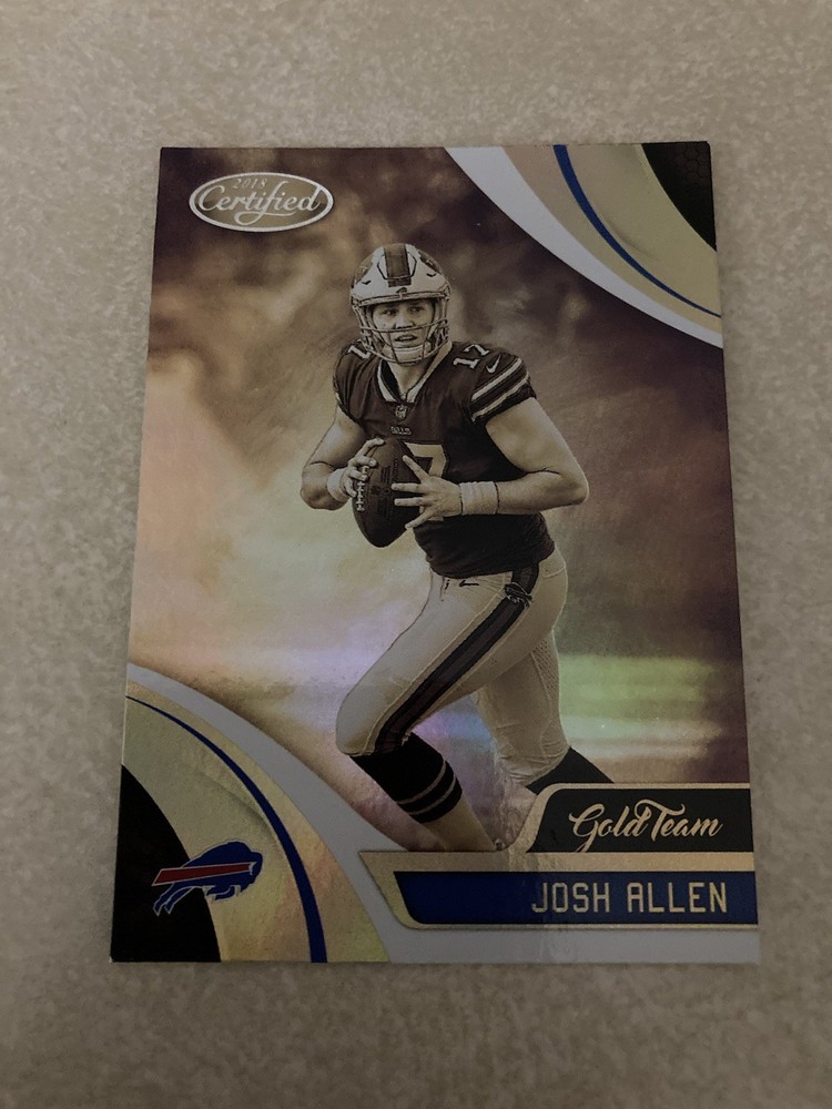 2018 Panini Certified - Gold Team Josh Allen #GT-JOA (RC)
