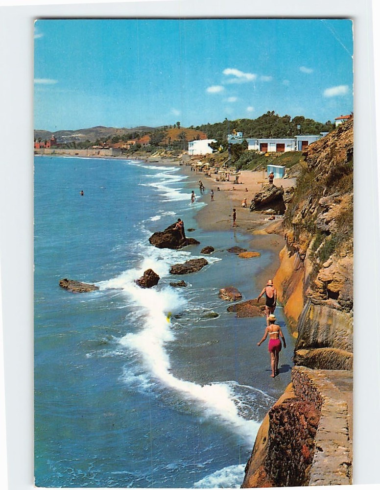 Postcard Santa Ana Beach Torremolinos Costa del Sol Spain