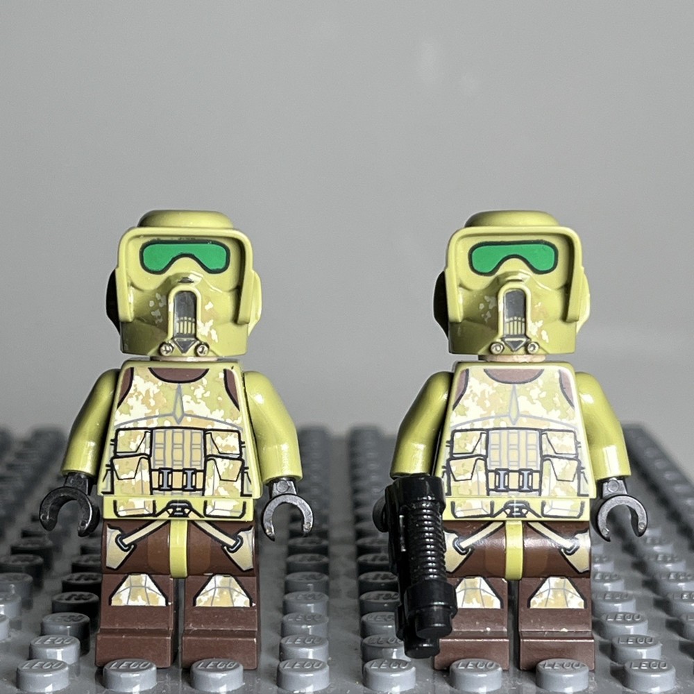 LEGO Star Wars SW0518 Minifigure Kashyyyk Clone Scout Trooper Bundle of 2 - 2T