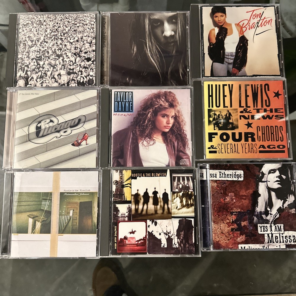 Chicago, Melissa Etheridge, George Michael And Other Pop Music 9 Cd Lot