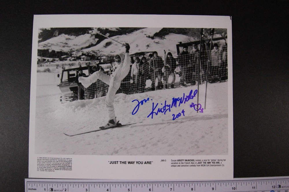 KRISTY McNICHOL (FAMILY~EMPTY NEST~JUST THE WAY YOU ARE) AUTOGRAPH PHOTO~