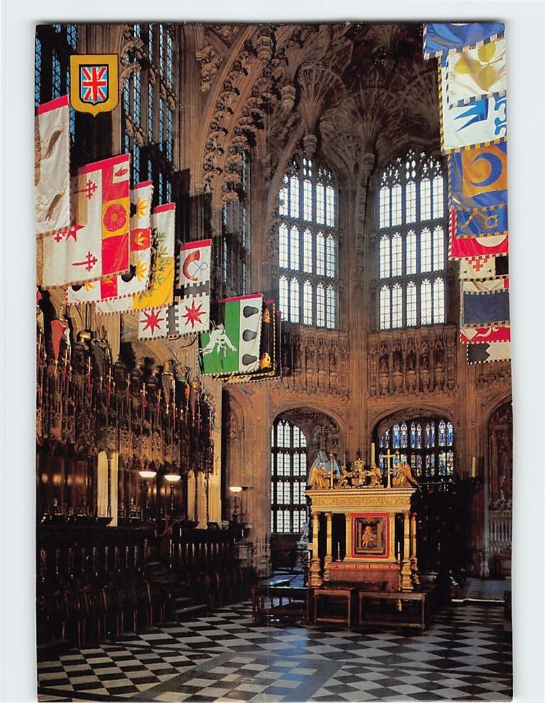 Postcard Henry VII Chapel Westminster Abbey London England