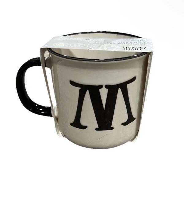 Thyme And Table Monogram “M” 16 oz Coffee Mug~NEW!