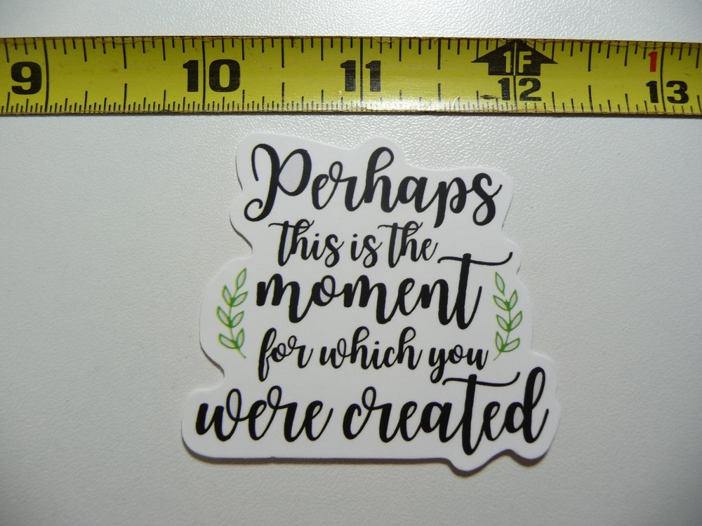 Religious Moment You Created Decal Sticker for Christ Faith Church Belief