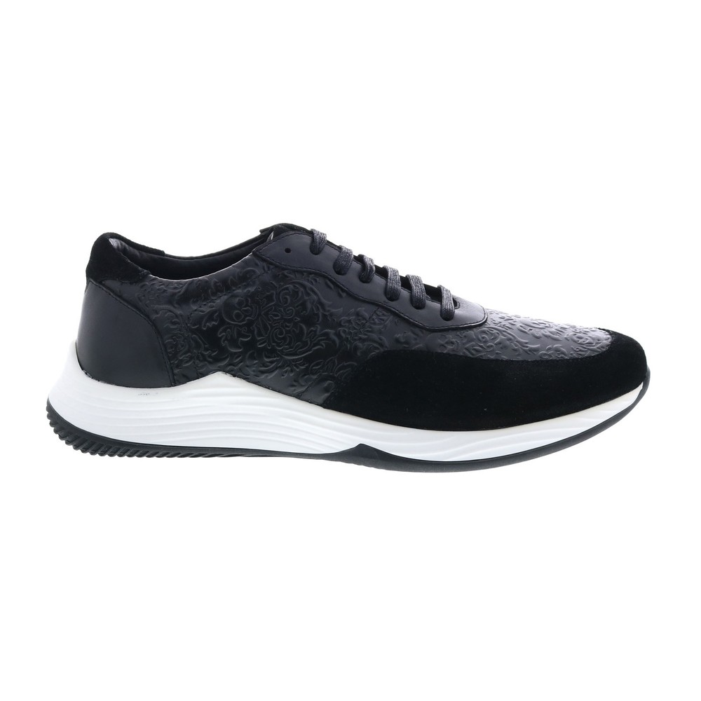 Robert Graham Gaia RG5568L Mens Black Leather Lifestyle Sneakers Shoes 9