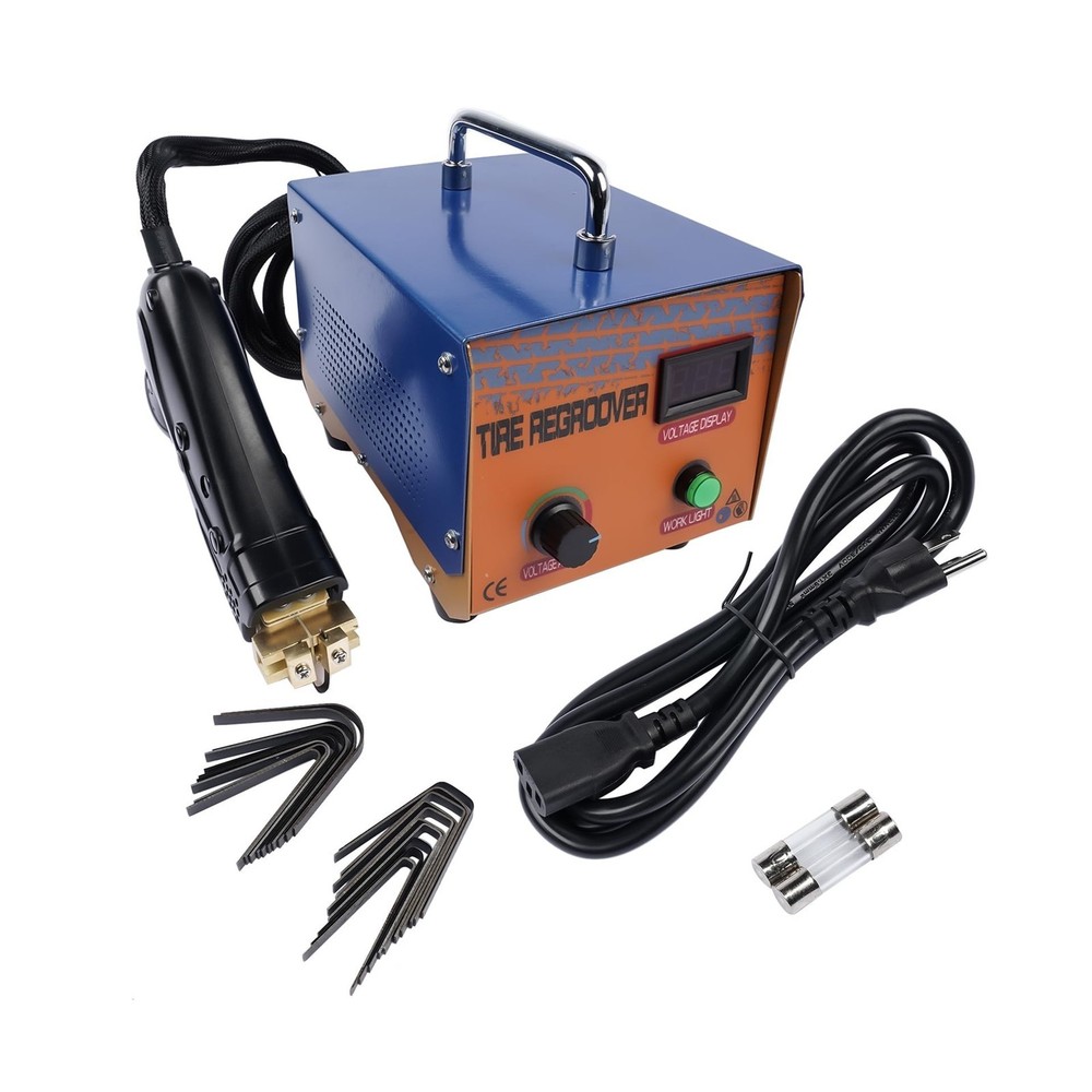 110V 1000W Tire Grooving Machine Truck Tire Rubber Groover Grooving Tool Heat...