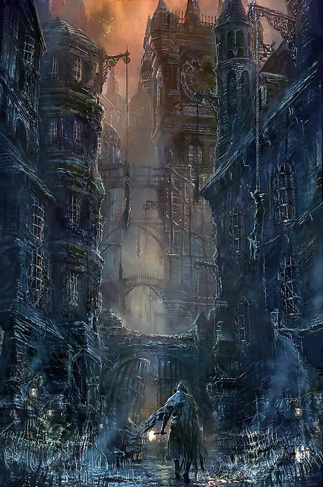 Bloodborne Concept Art PS4 XBOX One Premium POSTER MADE IN USA - BLD018
