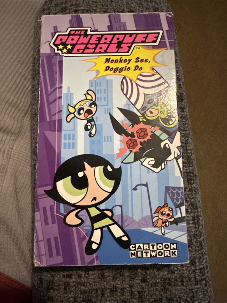 Cartoon Network The Powerpuff Girls Monkey See Doggie Do VHS Tape (2000)