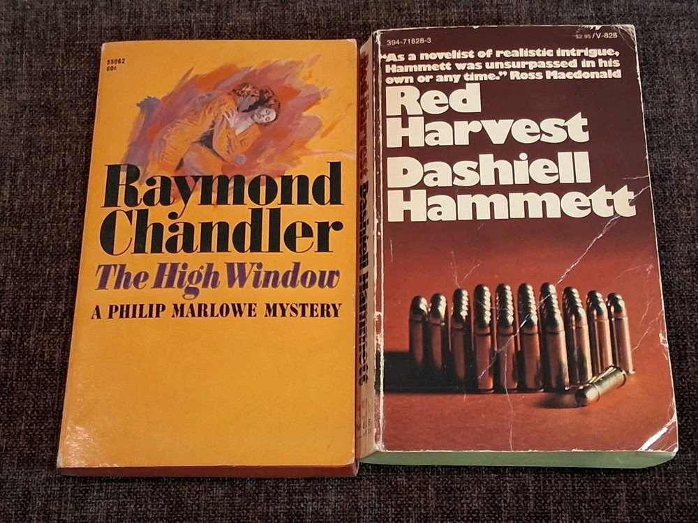Raymond Chandler  The high window  Dashiell Hammett  Red harvest