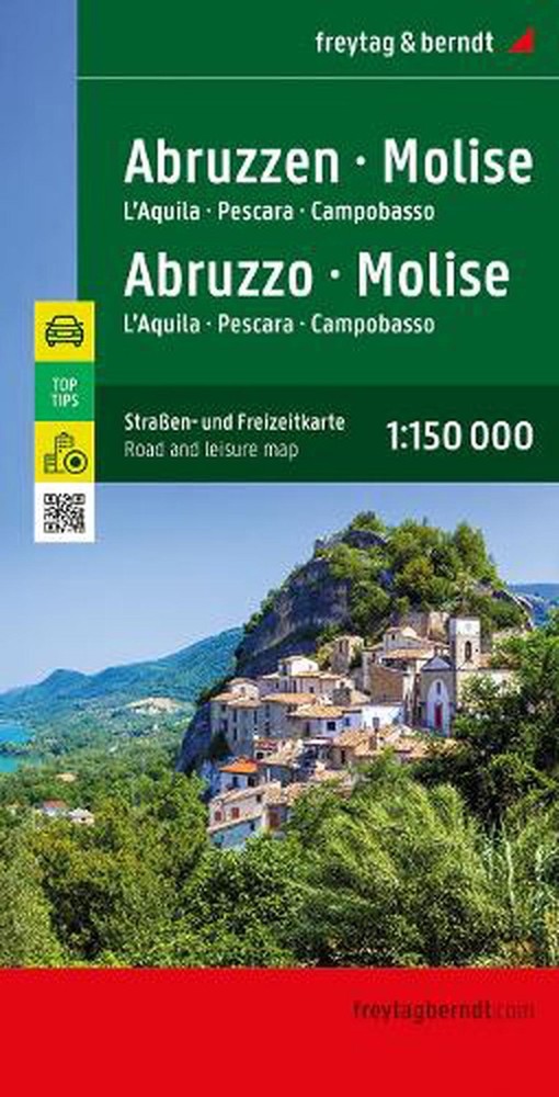 Abruzzo Molise road and leisure travel map folded guide-image