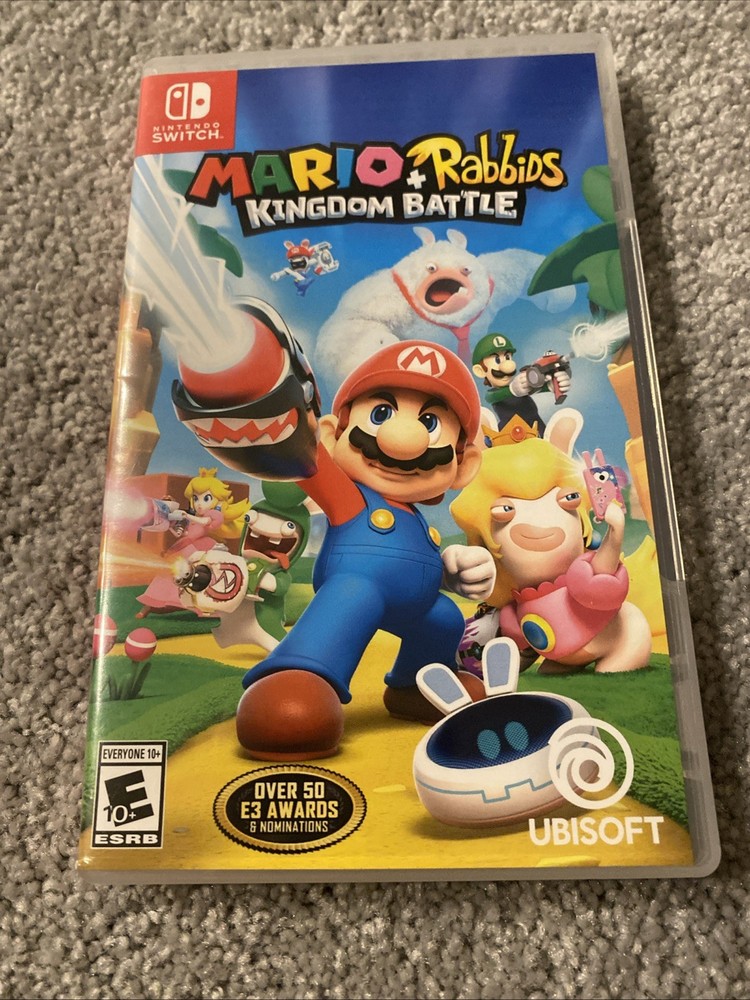 Mario + Rabbids Kingdom Battle (Nintendo Switch, 2017) Complete
