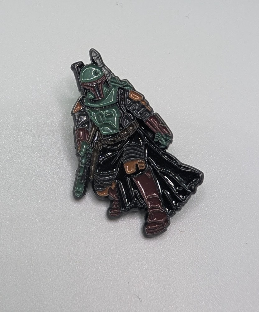 Star Wars Boba Fett Mandalorian Bounty Hunter Enamel Figure Lapel Pin