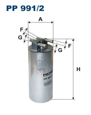 PP 991/2 FILTRON Kraftstofffilter für AUDI