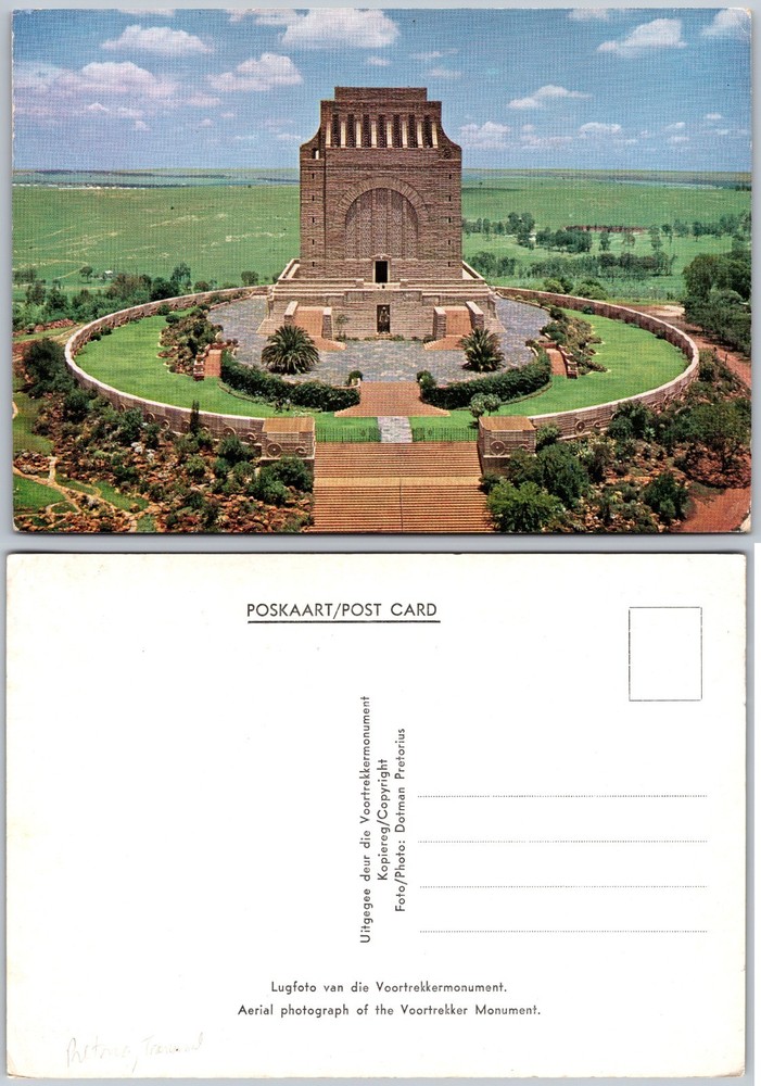 Continental Voortrekker Monument Pretoria Postcard