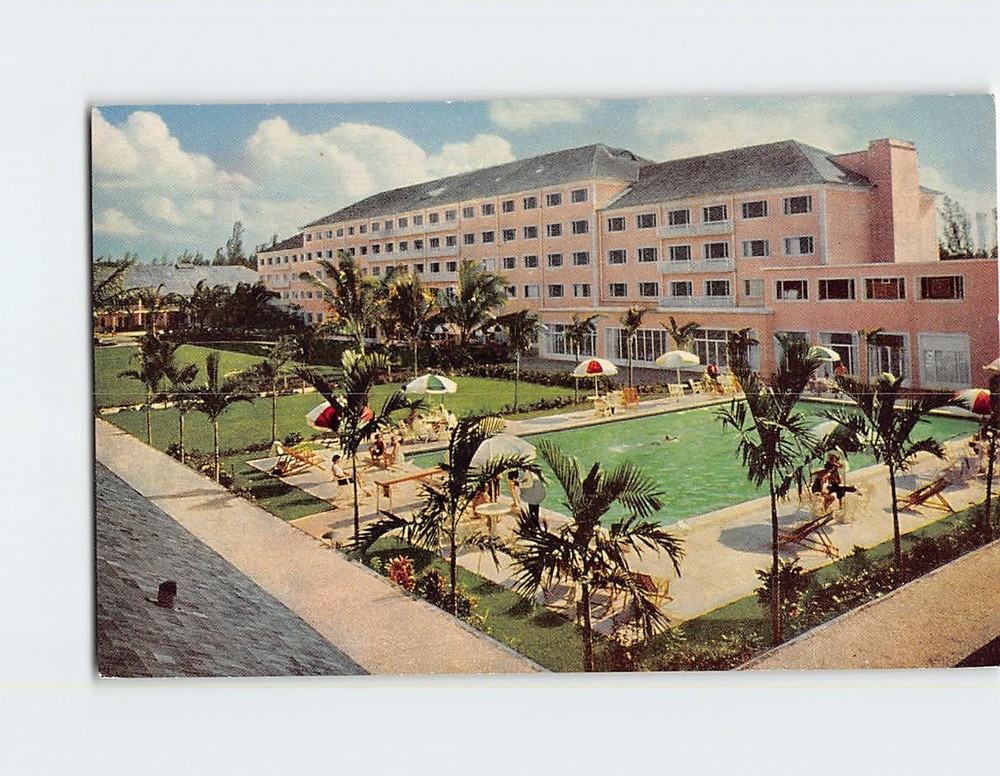 Postcard Emerald Beach Hotel Nassau Bahamas