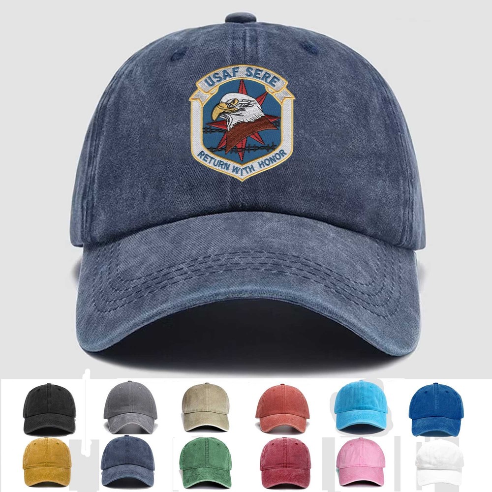 Custom Embroidered Hat AF-SERE Training, Veteran Cap, Trucker Hat, Gift Idea