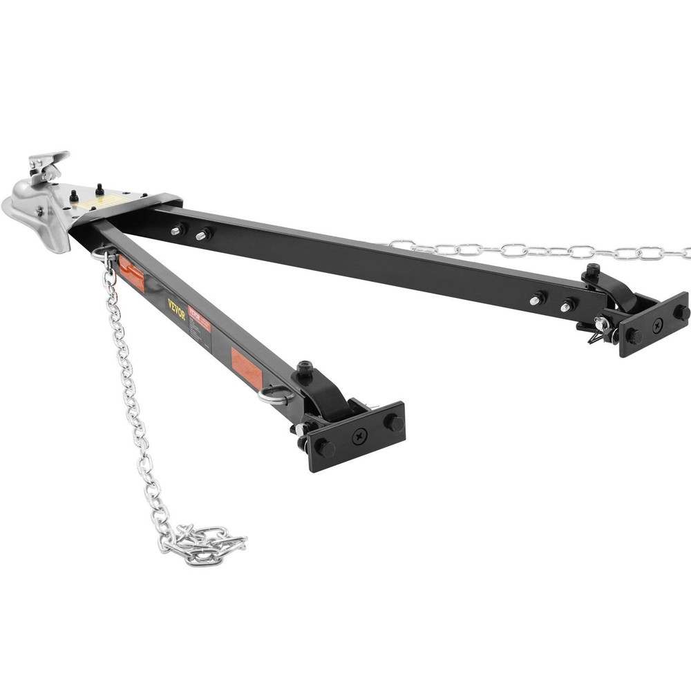 VEVOR Tow Bar, 5500 lbs Towing Capacity with Chains, Powder-Coating Alloy Steel