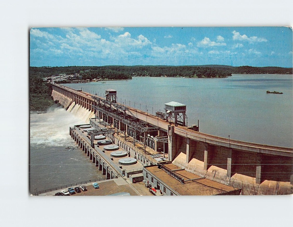 Postcard Bagnell Dam And Lake Of The Ozarks Lake Ozark Missouri USA