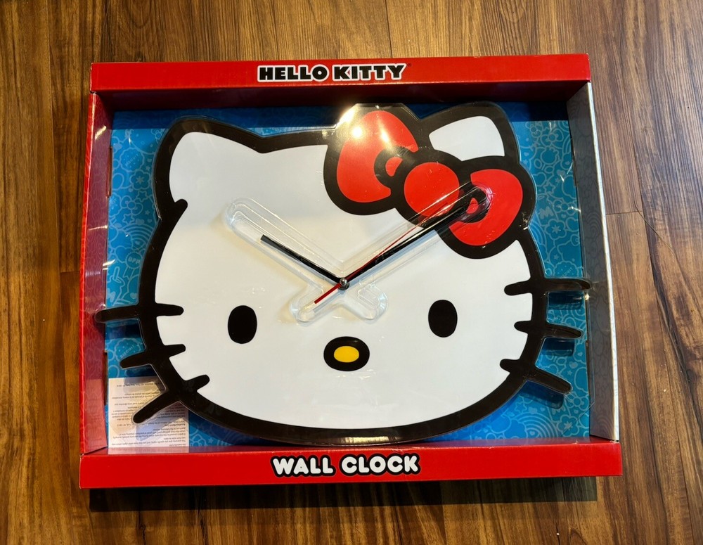 Hello Kitty Analog Wall Clock New Sanrio Gift