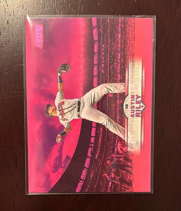 2025 Stadium Club - Pink Foil #72 Austin Riley
