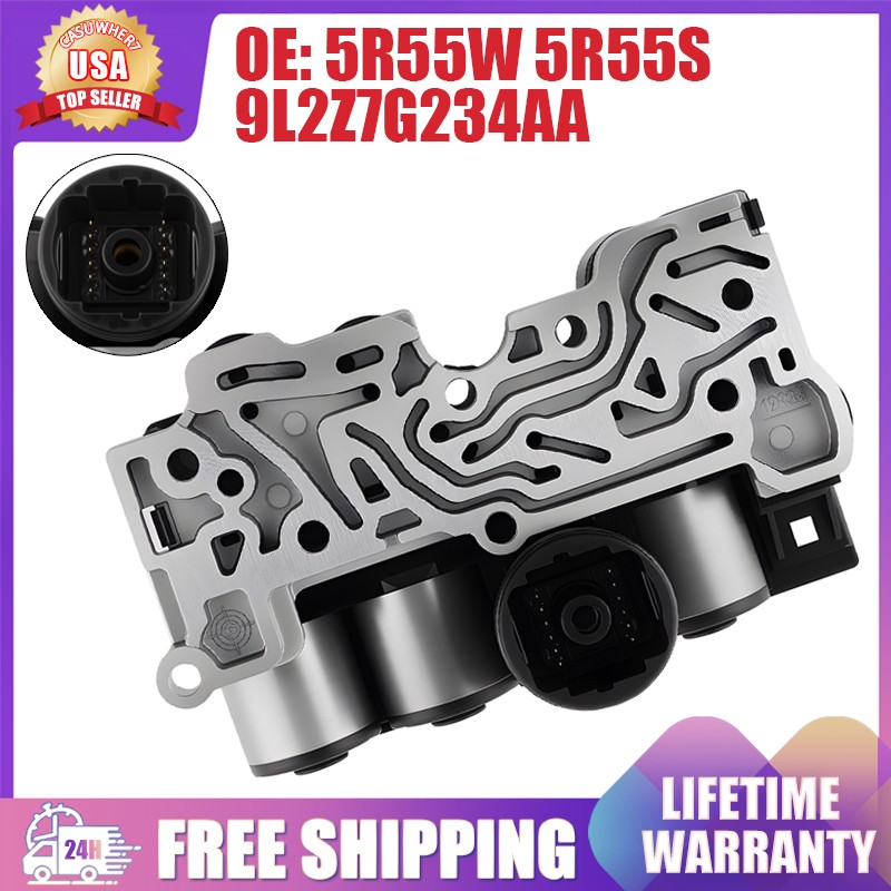 Transmission Shift Solenoid Pack 5R55W 5R55S Fits Ford Explorer 4.0/4.6L 2002-Up