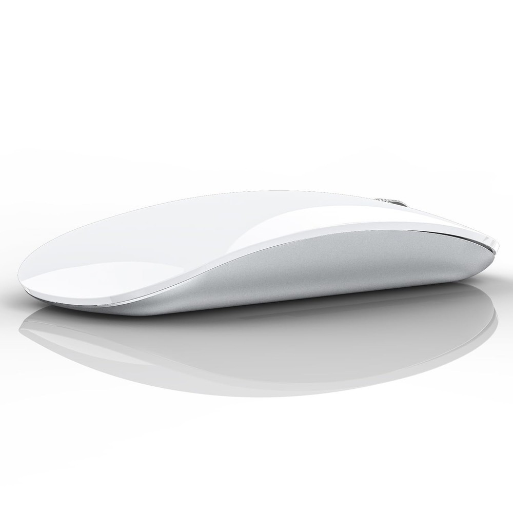 M18 Bluetooth Wireless Mouse with USB C Rechargeable Battery and Triple Mode Connectivity